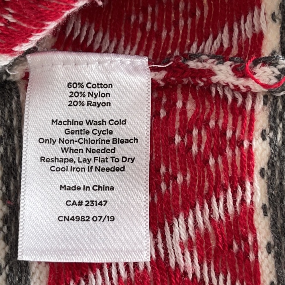 Talbots cotton pattern pullover sweater - Picture 5 of 10